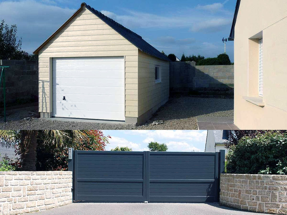 Portails, clôtures, portes de garage, automatisme en Finistère sud